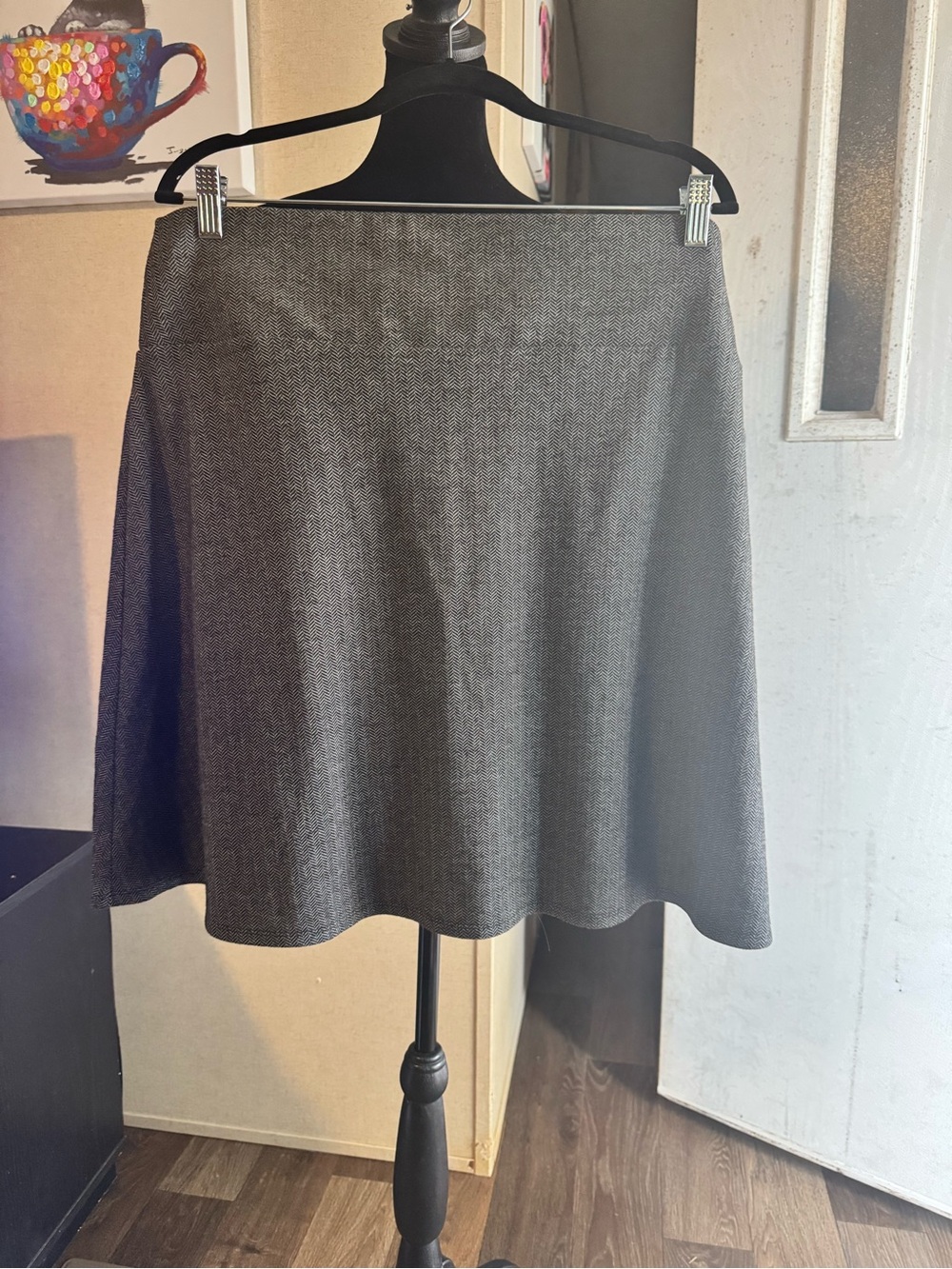 Apt. 9 Charcoal Circle Skirt